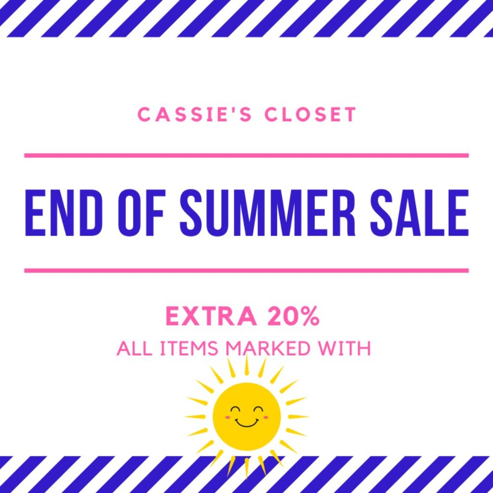 ☀️ 20% OFF END OF SUMMER SALE!!! ☀️